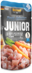 Belcando Junior Chicken with carrots &salmon oil 125gr - Kana liha porgandite ja l&otilde;he&otilde;liga kutsikatele ja juunioridele