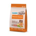 NATURE`S VARIETY DOG NO GRAIN PUPPY MEDIUM/MAXI SALMON 10KG - kuivtoit keskmise/suure t&otilde;ugu kutsikatele (kuni 12 kuud), l&otilde;hega ja ilma teraviljata