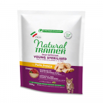 NT CAT YOUNG STERILIZED CHICKEN 300gr - t&auml;isv&auml;&auml;rtuslik ja tasakaalustatud kuivtoit kana lihaga steriliseeritud noortele kassidele, alates steriliseerimise/kastreerimise hetkest kuni 1-aastaseks saamiseni.