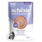 Schesir Cat Tuna with Grouper In Mousse 85g - t&auml;isv&auml;&auml;rtuslik toit - tuunikala ja r&uuml;hmapuder vaht 85g