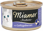 Miamor Pate Poultry hearts 85g - Pasteed koos kodulindude s&uuml;dametega