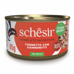 SCHESIR Cat Tuna with Shrimps 85g - tuunikala ja krevettidega želees