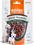 BOXBY DUCK TRAINERS 100g - t&auml;iendav toit kutsikatele ja t&auml;iskasvanud koertele, t&uuml;kid pardilihaga.