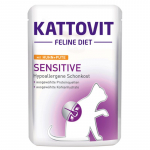Kattovit Sensitive Huhn&Pute 85g - dieettoit konservkassidele toidual allergiaga