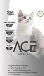 ACE Carbon Active CAT LITTER 5 LT - siduva liiv kassidele tualettruumis aktiivs&ouml;ega
