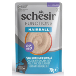 Schesir Cat Functions Mousse Hairball 70g - t&auml;isv&auml;&auml;rtuslik toit - vaht karvapallide vastu