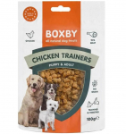 BOXBY CHICKEN TRAINERS 100G - VAHETOIDUD KUTSIKATELE JA T&Auml;ISKASVANUD KOERTELE (100% KANA)