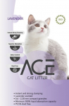 ACE Lavender CAT LITTER 5 LT - siduva liiv kasside tualettruumile lavendliga