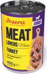 Josera Petfood Konservi JOSERA koertele Meat Lovers Junior Menu Turkey 400 g
