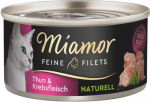 Miamor Feine Fillets Naturelle Thun&Krebs 80g - Tuunikala filee t&uuml;kid krabilihaga oma mahlas
