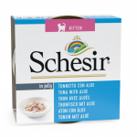 SCHESIR Kitten Tuna with Aloe 85g - tuunikala ja aaloe geelis, kassipoegadele