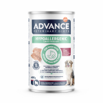 ADVANCE VETERINARY DIET DOG Hypoallergenic LAMB 400gr - t&auml;isv&auml;&auml;rtuslik ja tasakaalustatud dieettoit, mis on m&otilde;eldud k&otilde;igi suuruste koertele, kellel on toiduallergiad. See on valmistatud lambaliha kui ainsa loomse valguallika ja valitud