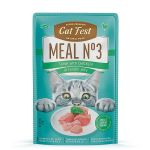 CatFest s&ouml;&ouml;k nr 2 Tuna kana lihaga &otilde;rnas tarretises 50g - konservitud m&auml;rg toit kassidele, vaikse ookeani tuunikala ja kanaliha pehmes tarretises