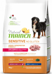 NT DOG SENSITIVE NO GLUTEN ADULT MEDIUM/MAXI RABBIT 3 KG- T&Auml;ISV&Auml;&Auml;RTUSLIK GLUTEENIVABA KANINILIHAGA SUURTE JA KESKMISTE T&Otilde;UGUDE T&Auml;ISKASVANUD KOERTELE