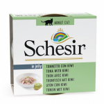 SCHESIR Cat Tuna with Kiwi in Jelly, 75g - tuunikala ja kiivi tarretises