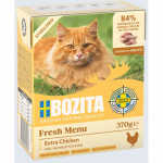 Bozita Fresh Menu Extra Chicken Sauce Sterilized 370g - teraviljavaba lihat&uuml;kkidega kana kastmes steriliseeritud kassidele