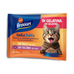 Brekkies Daily Delice Wet Cat Jelly Adult Chicken&Turkey 4x85 gr - konservid želees t&auml;iskasvanud kassidele, kanaliha v&otilde;i kalkunilihaga.