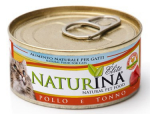 NATURINA ELITE M&Auml;RG KANA KOOS TUUNIKA 70G - KONSERVI KASSIDELE (KANA KOOS TUUNIGA)