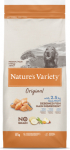 Keskmine t&otilde;ugu koertele l&otilde;hega 12kg - Nature's Variety Dog Original No Grain Medium Adult Salmon