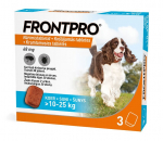 FRONTPRO 68MG N&Otilde;GISTATUD TABLETTID KOERTELE (>10-25KG) L N1 (1 tablett) - Tablettid, mida koerad saavad n&auml;rida, on m&otilde;eldud kirpude ja t&auml;ide vastu.