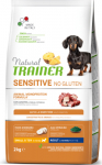 NT DOG SENSITIVE NO GLUTEN ADULT MINI DUCK 2KG - GLUTEENIVABA TOIT V&Auml;IKESTE T&Otilde;UGUDE TUNDLIKELE T&Auml;ISKASVANUD KOERTELE PARDILIHAGA