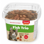 Sanal Fish Trio 75g - kr&otilde;mpsuvad suupisted l&otilde;he, forelli ja krevettidega