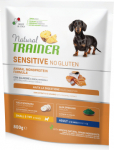 NT DOG SENSITIVE NO GLUTEN ADULT MINI SALMON 800G - GLUTEENIVABA TOIT V&Auml;IKESTE T&Otilde;UGUDE TUNDLIKELE T&Auml;ISKASVANUD KOERTELE L&Otilde;HEGA
