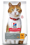 HILL'S CAT STERILISED CAT YOUNG ADULT CHICKEN 3KG - kuiva toit kanaga steriliseeritud kassipoegadele ja t&auml;iskasvanutele