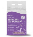 BelCat Tofu Clumping Cat Litter Lavender 6L - looduslikult granuleeritud kassiliiv lavendli aroomiga