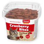 SANAL Cranberry & Chicken Bits Sterilized Cats 75g - j&otilde;hvikaga ja kanaga steriliseeritud kassidele m&otilde;eldud suupisted