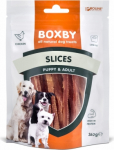 BOXBY SLICES FOR DOGS 360G - K&Uuml;LJEL&Otilde;IGUD KUTSIKATELE JA T&Auml;ISKASVANUD KOERTELE (KANA)