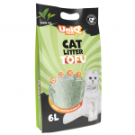 UNIQ Tofu Clumping Cat Litter Green tea 2,5kg / 6L - looduslikult granuleeritud kassiliiv rohelise tee meeldiva aroomiga