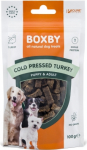 BOXBY COLD PRESED TURKEY TREAT 100G - K&Uuml;LMPRESSITUD MAIUS KOERTELE KALKUNIGA