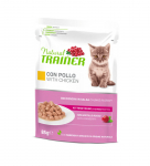 NATURAL TRAINER CAT KITTEN&YOUNG CHICKEN 85g - t&auml;isv&auml;&auml;rtuslik ja tasakaalustatud konserveeritud toit 1-12 kuud vanustele noortele kassidele ja kassipoegadele.