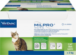 Virbac Milpro 16 mg/40 mg tbl. kassidele &uuml;le 2 kg N48*