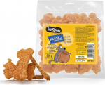 HAU&MIAU lihakondid kanaga ja riisiga 500g - t&auml;iendav toit t&auml;iskasvanud koertele, maitsvad liha kondid kanaga ja riisiga