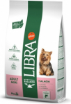 LIBRA DOG ADULT MINI SALMON 8KG - V&Auml;IKESTE T&Otilde;UGUDE KOERTELE (L&Otilde;HE)