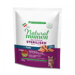 NATURAL TRAINER CAT ADULT STERILIZED WITH TROUT 300gr - STERILISEERITUD T&Auml;ISKASVANUD KASSIDELE, T&Otilde;UGA.  T&auml;is&otilde;iguslik toit steriliseeritud kassidele alates &uuml;he aasta vanusest.