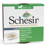 SCHESIR Dog Chicken Fillets in Jelly 150g - kanafilee želees