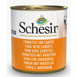 SCHESIR Dog Tuna with Carrots in Jelly 285g - tuunikala ja porgandid tarretises