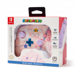 PowerA Enhanced Wireless&nbsp;Controller for Nintendo Switch​ Princess Peach Plaid