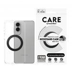 CARE by PanzerGlass - Feature Case Transparent m. Sort Kickstand & Qi Compatible Samsung S25 Edge