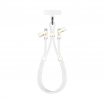Sbox LANYARD WHITE Type-C -Type-C 1.5m White