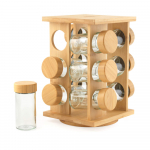 Salter BW14238 Bamboo Rotating Spice Rack