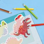 SES Creative - Shrink Foil - Dinosaur Keychains - (S14294)
