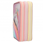 Ylvi - Triple Pencil Case - Color Cloud - Candy Colors