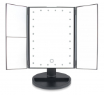 Rio MMFD-EU/1,6 24 LED Touch Dimmable Makeup Mirror, Black