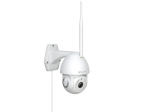 Tellur Smart WiFi Outdoor Camera 3MP, UltraHD, Autotracking, PTZ white
