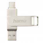 Hama 00182491 C-Rotate Pro 128GB USB 3.0 silver