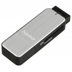 Hama 00123900 USB 3.0 Card Reader Aluminium